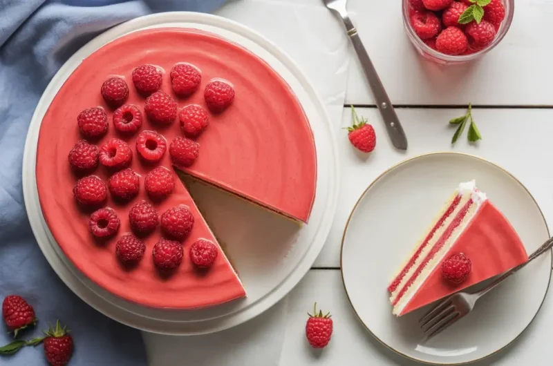 Raspberry Layer Cake