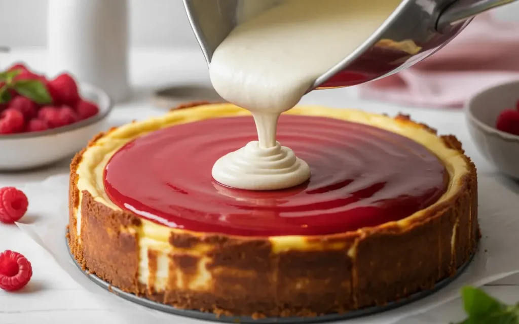 Making the Cheesecake Filling