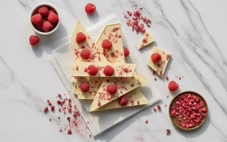 Raspberry White Chocolate Bark