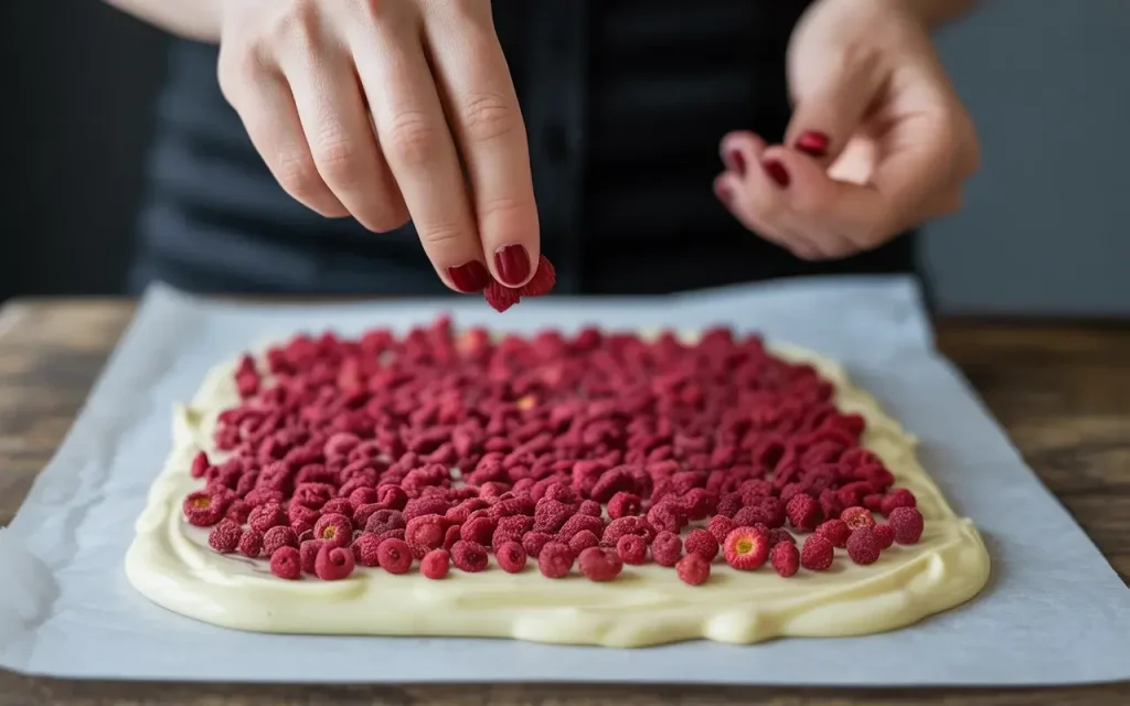 How to Make Raspberry White Chocolate Bark