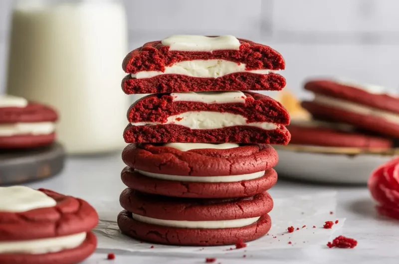 Red Velvet Cheesecake Cookies