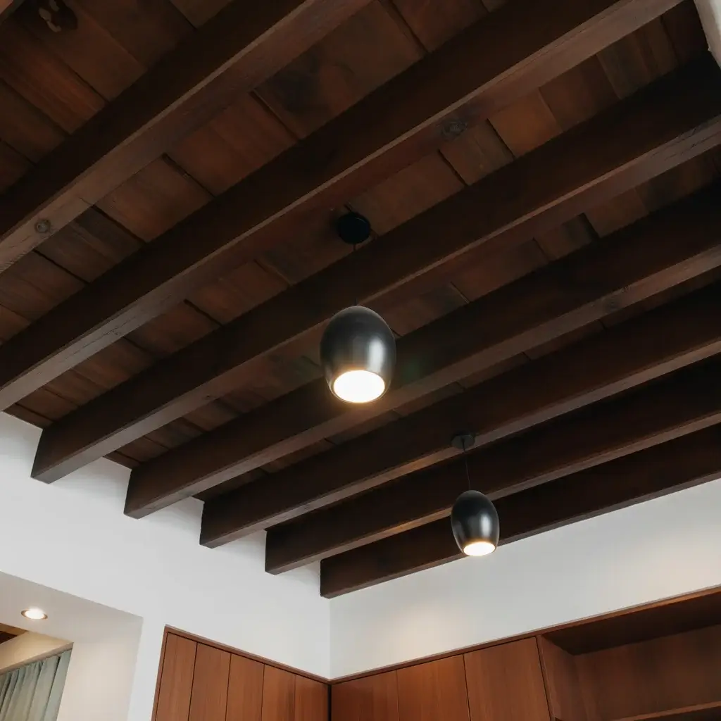 Rustic Wooden Ceiling Beams