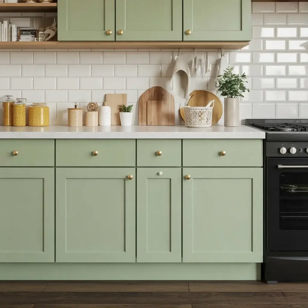 Sage Green Kitchen Cabinets