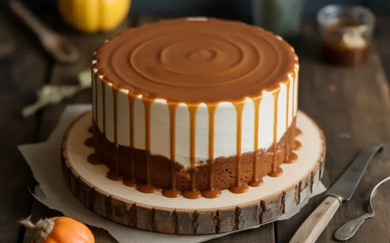 Salted Caramel Harvest Cake