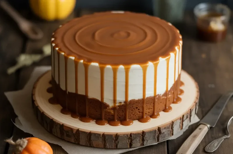 Salted Caramel Harvest Cake