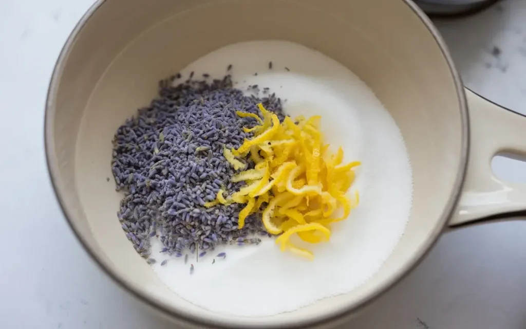 Step 1: Prepare Your Pan and Infuse the Lavender