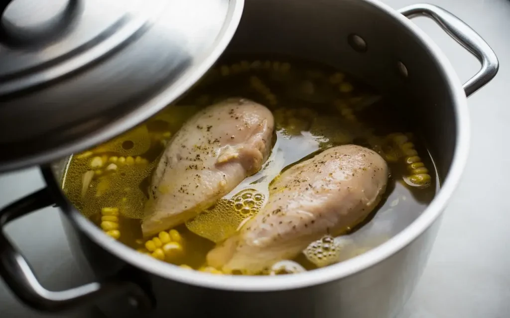 Step 5: Simmer the Chicken