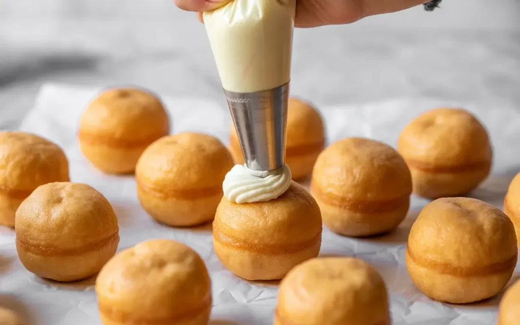 How to Make Strawberry Cheesecake Donut Holes