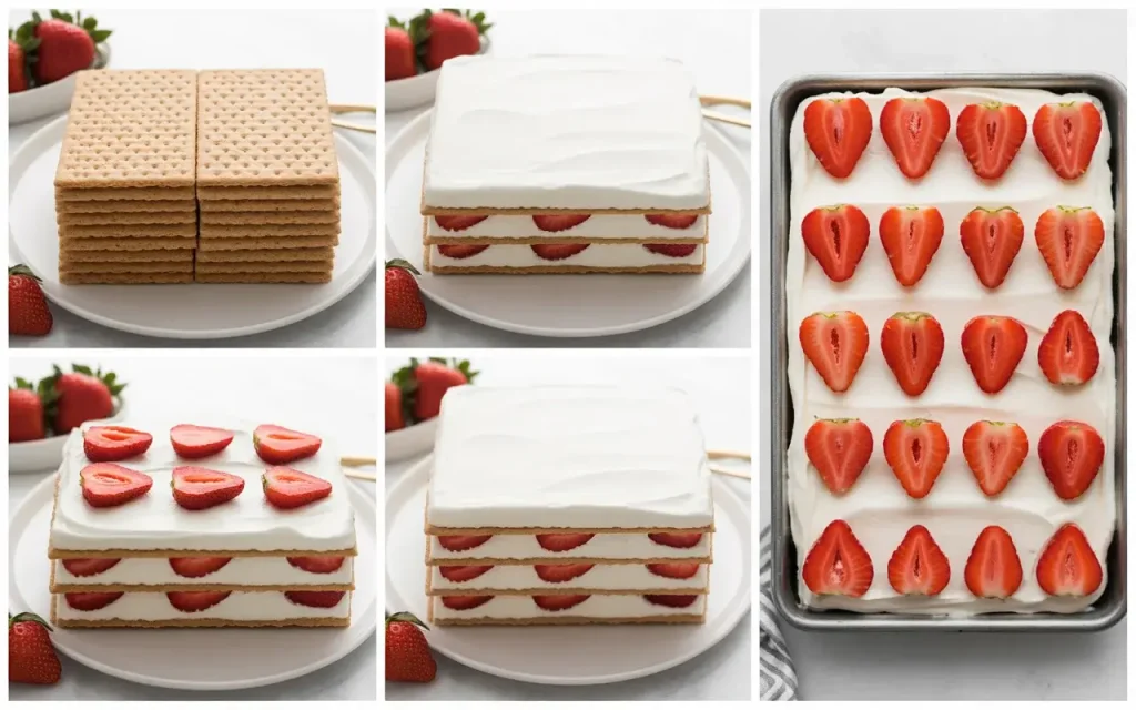 How to Make Strawberry Icebox Cake