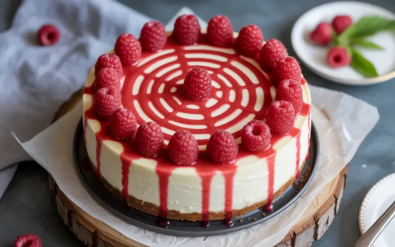 White Chocolate Raspberry Cheesecake Recipe