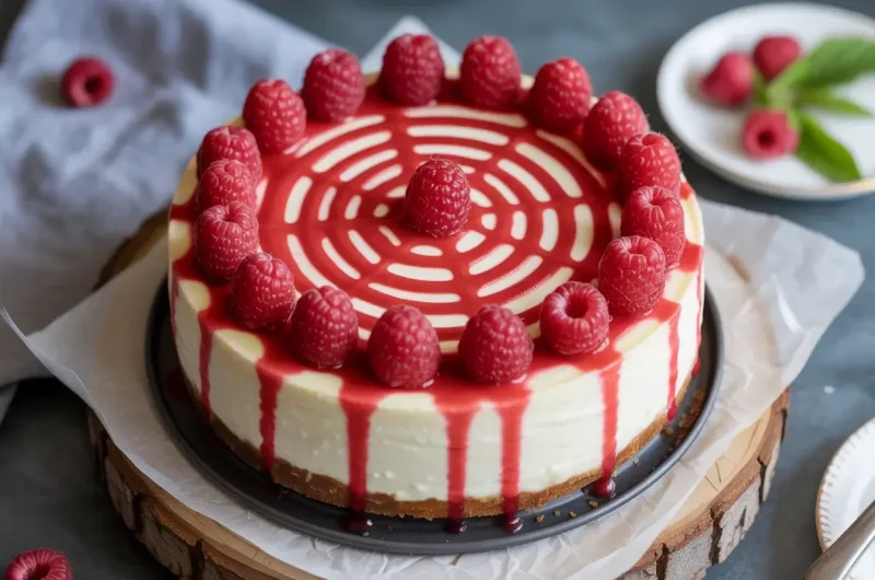 White Chocolate Raspberry Cheesecake Recipe