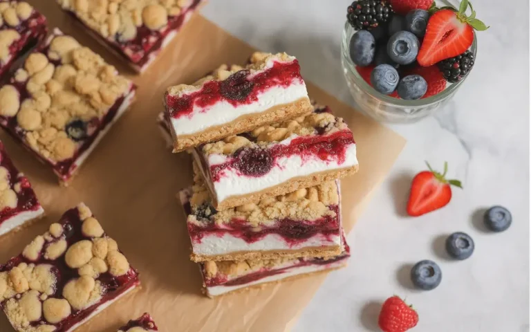 Wild Berry Crumble Bars