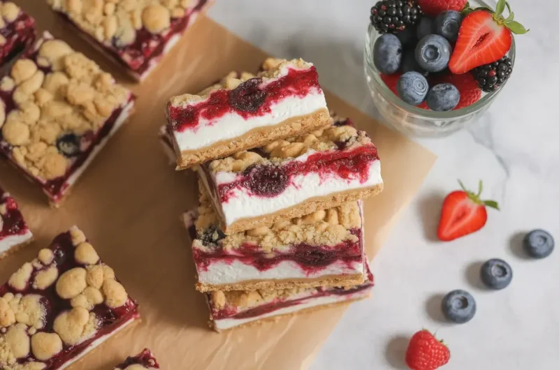 Wild Berry Crumble Bars