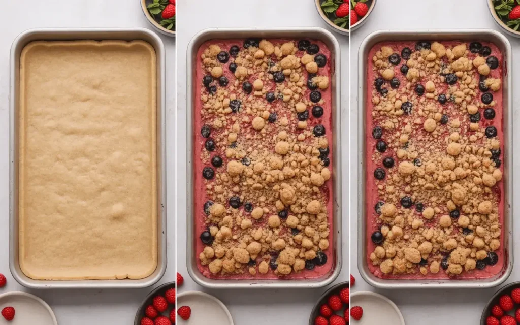 How to Make Wild Berry Crumble Bars