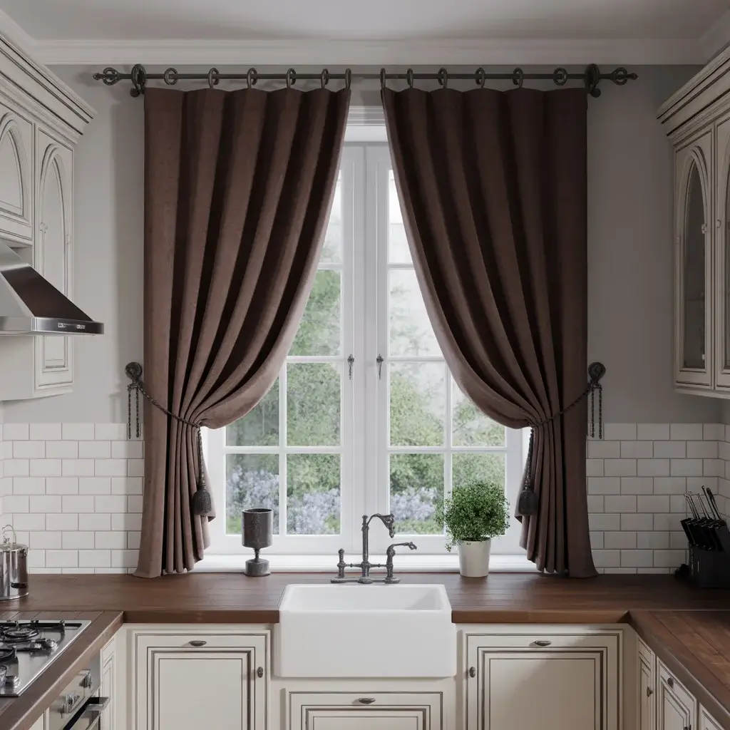 Window Treatments for Gothic Kitchens