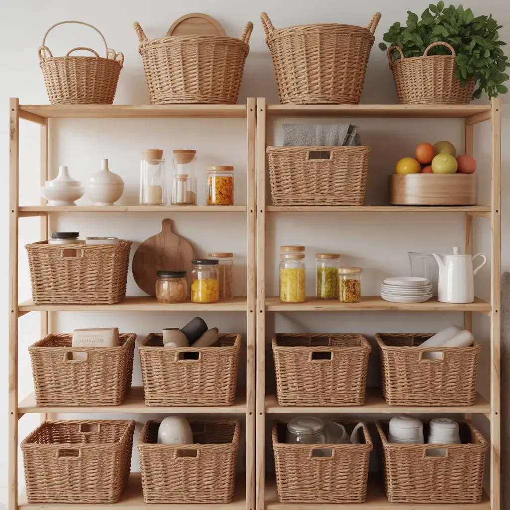 Woven Basket Organization