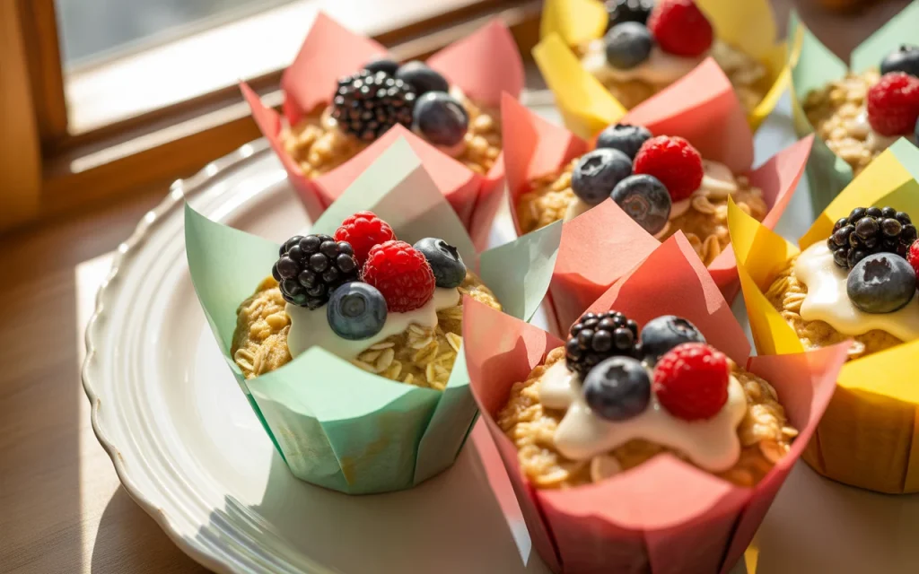 1. Breakfast Oatmeal Cupcakes Recipe