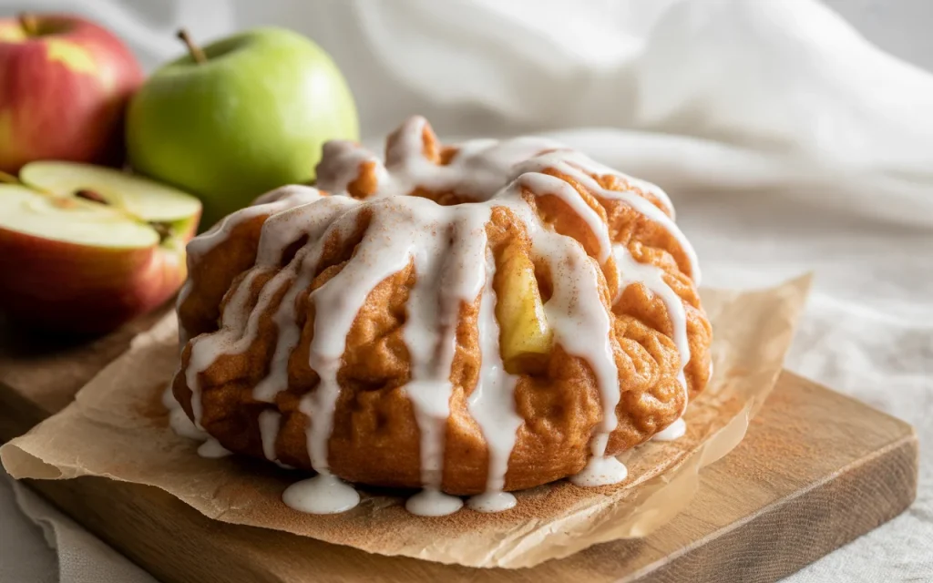 15. Cinnamon Glazed Apple Fritter