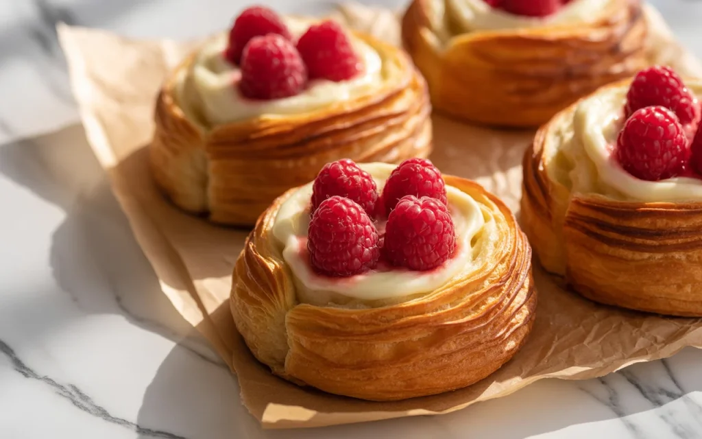25. Raspberry Cream Cheese Sourdough Danishes Recipe
