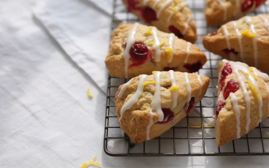 27. Cherry Lemon Scones: Bakery-Style Treats Made at Home