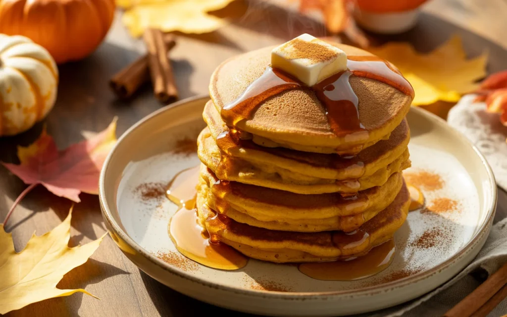 29. Fluffy Pumpkin Spice Pancakes