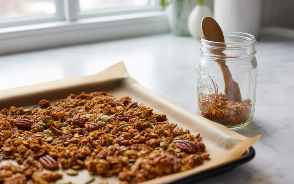 31. The Best Pumpkin Spice Granola Recipe (Ready in 30 Minutes!)