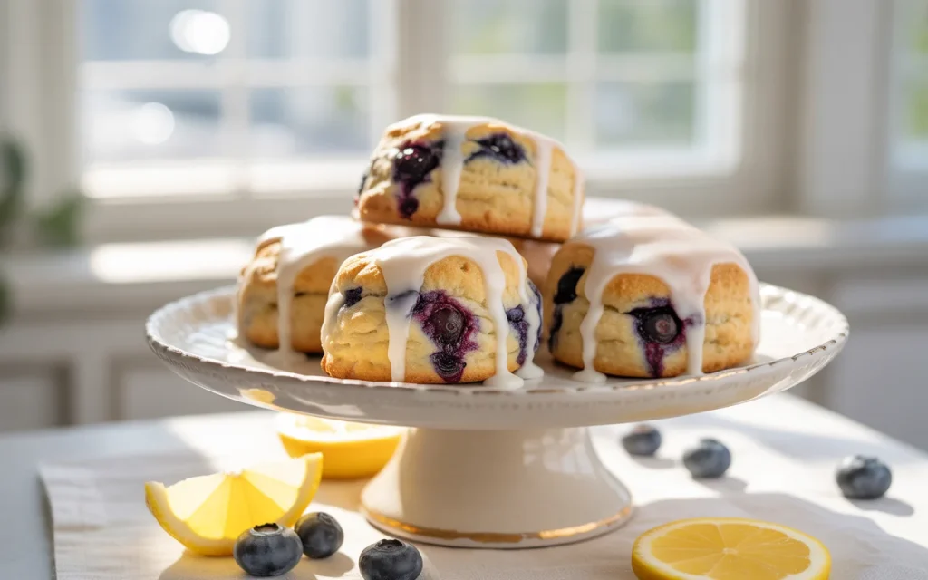 34. Easy Lemon Blueberry Scones: The Perfect Weekend Treat