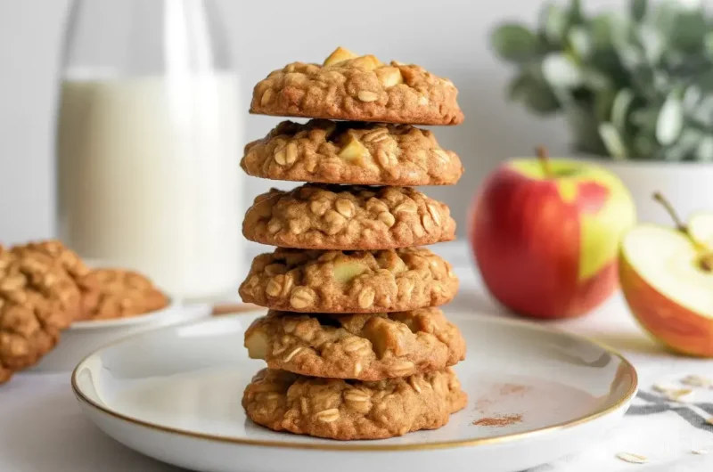 Apple Cinnamon Oatmeal Cookies