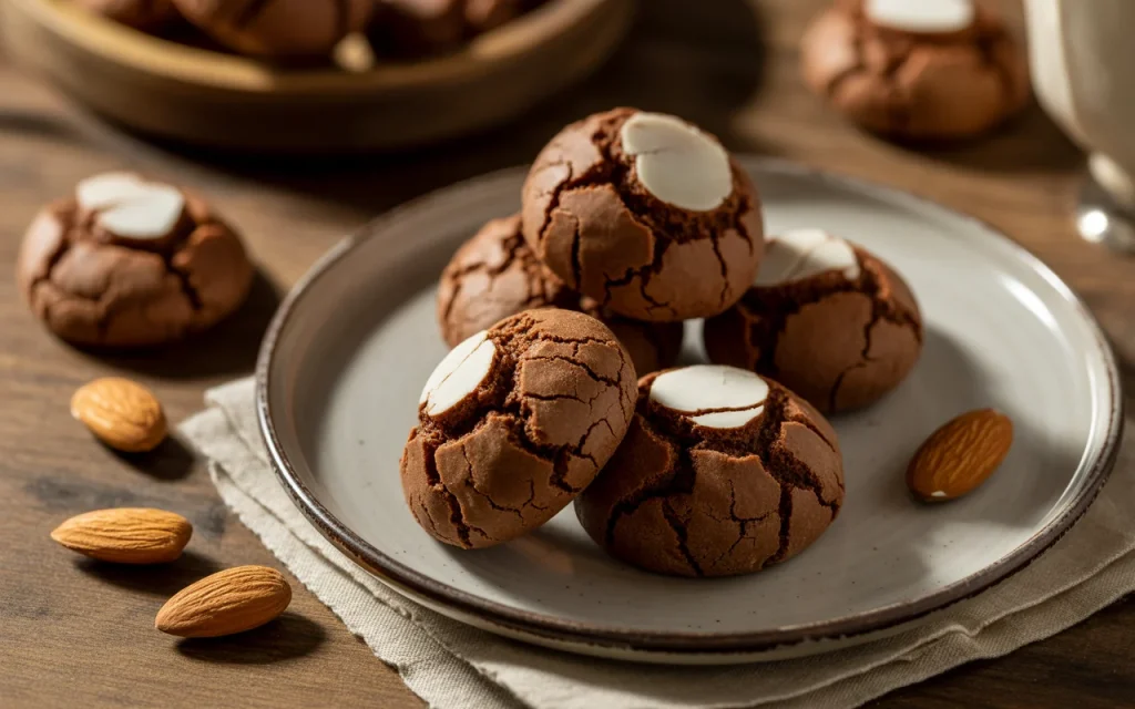 Chocolate Amaretti Dream Cookies