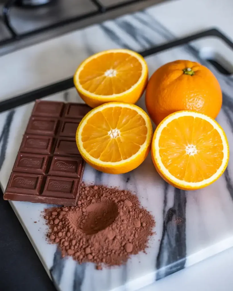Fresh oranges and dark chocolate create the perfect flavor pairing