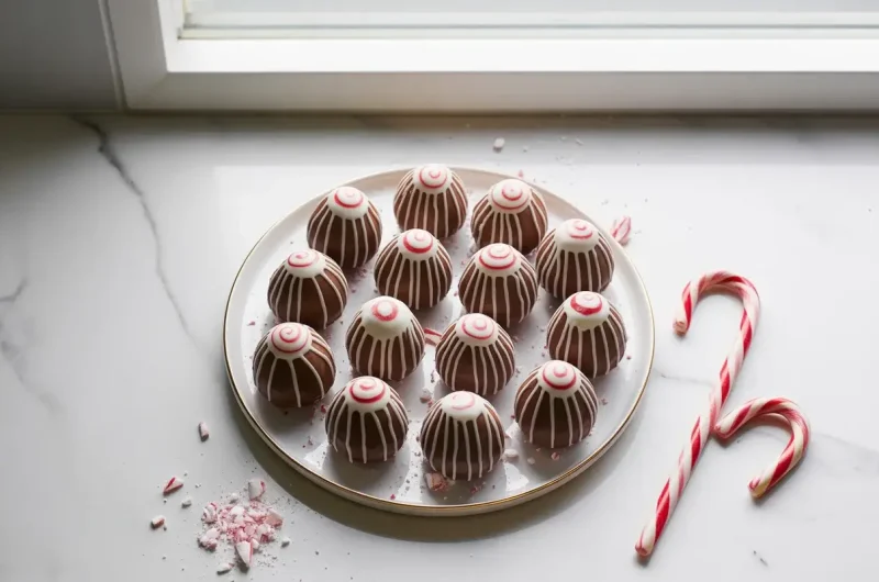 Chocolate Peppermint Delights: Easy No-Bake Holiday Treats