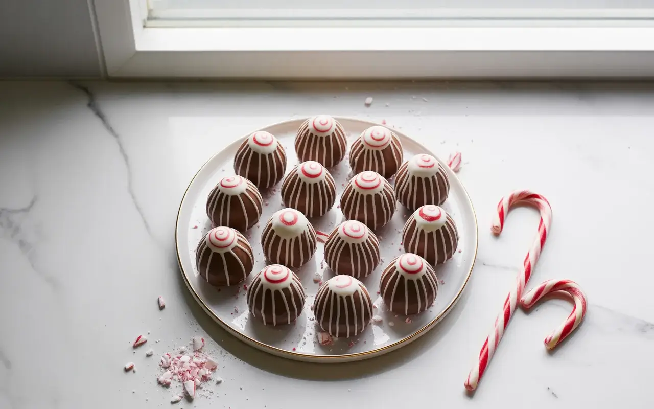 Chocolate Peppermint Delights: Easy No-Bake Holiday Treats