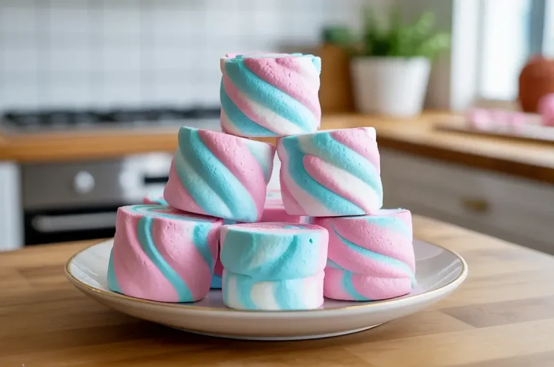 Cotton Candy Swirl Marshmallows Recipe
