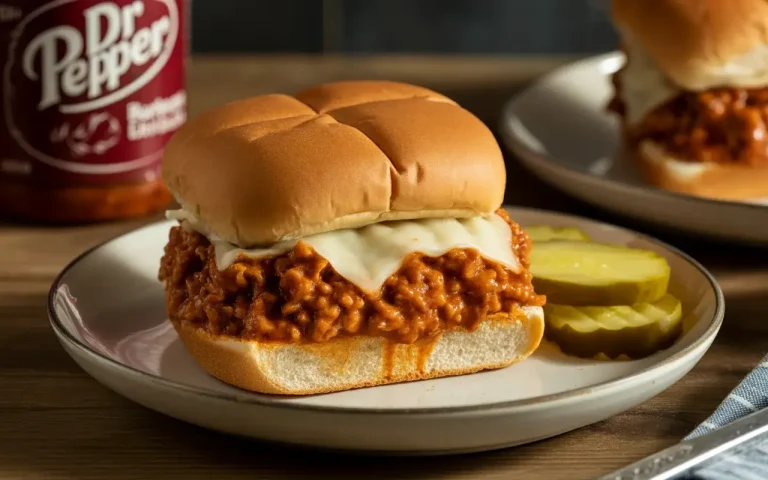 Dr Pepper Barbecue Sloppy Joes