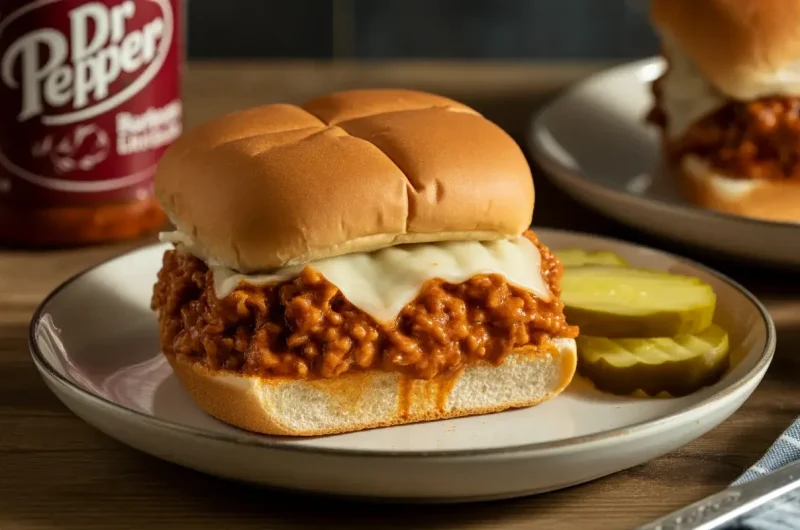Dr Pepper Barbecue Sloppy Joes
