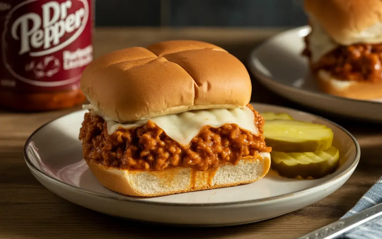 Dr Pepper Barbecue Sloppy Joes