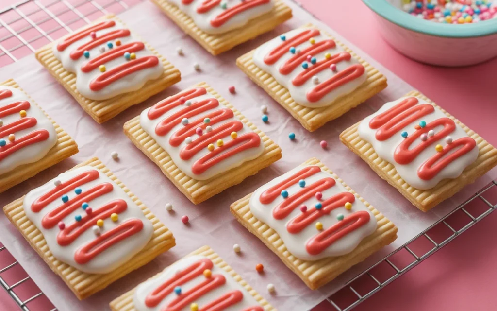 Frosted Cinnamon Pop Tart Cookies