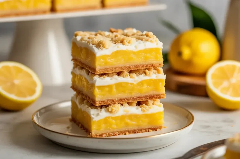 Ultimate Lemon Crumb Bars Recipe (Bright, Buttery & Irresistible)