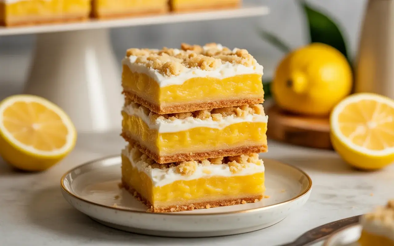 Lemon Crumb Bars Recipe (Bright, Buttery & Irresistible)