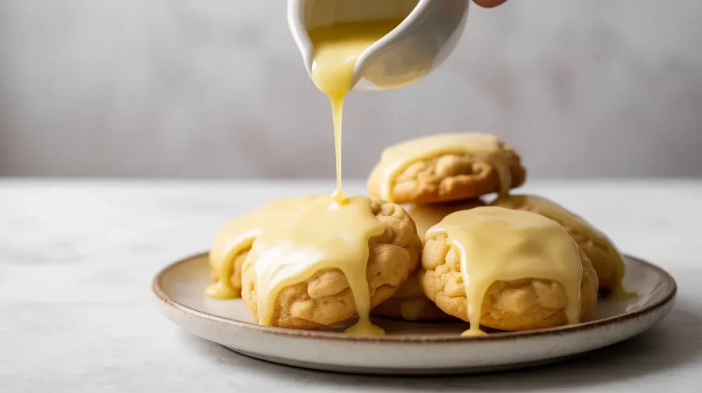 Make and Apply Lemon Glaze