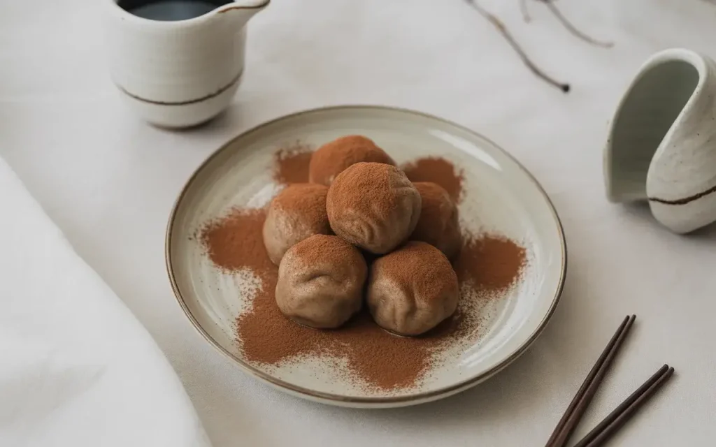 Midnight Mocha Mochi Balls