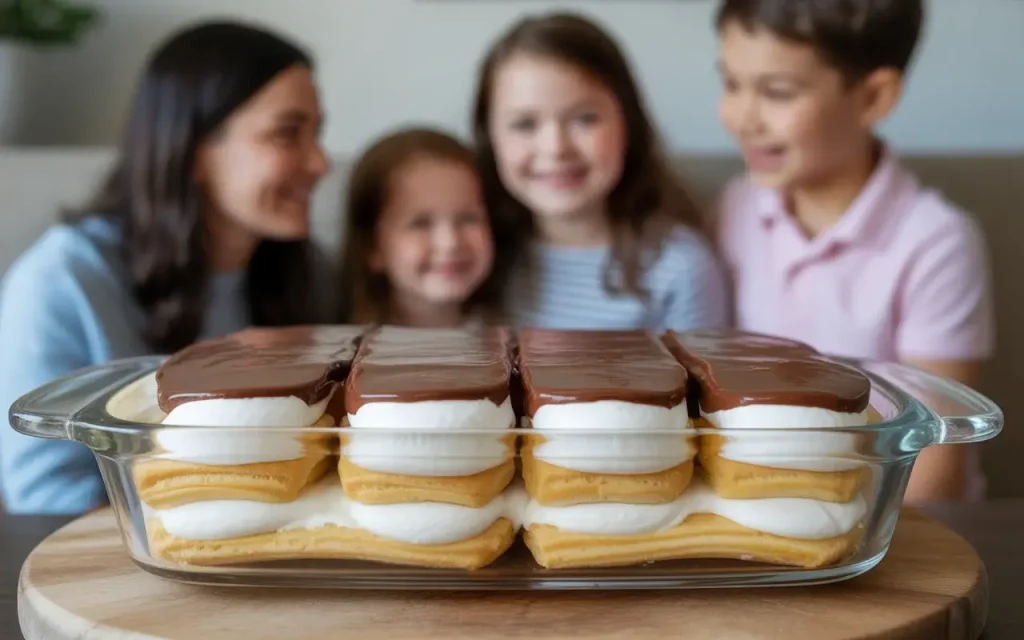 No Bake Eclair Cake