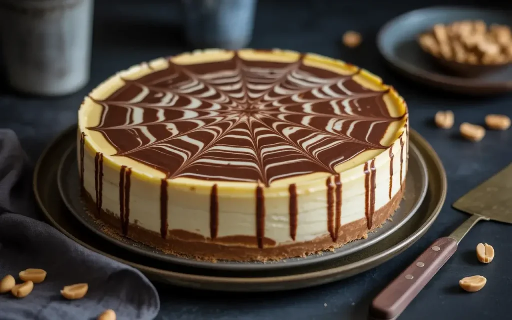 Peanut Butter Galaxy Cheesecake