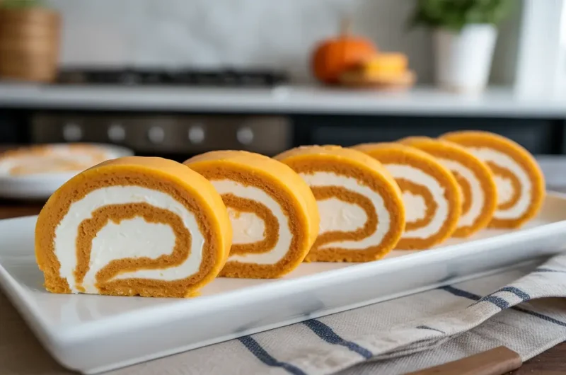 Pumpkin Cream Cheese Roll Ups Recipe