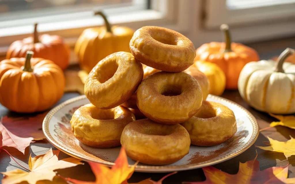 Pumpkin Yogurt Donuts