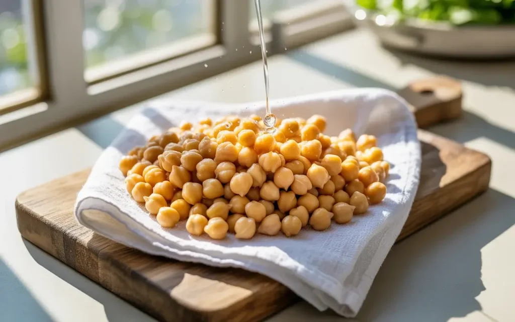 Step 1: Prepare the Chickpeas