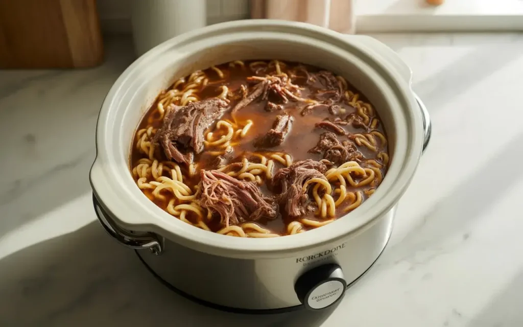 Step 4: Add the Egg Noodles