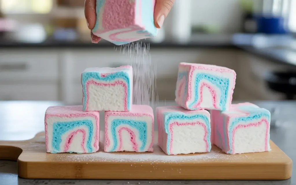 Step 5: Set and Cut the Marshmallows