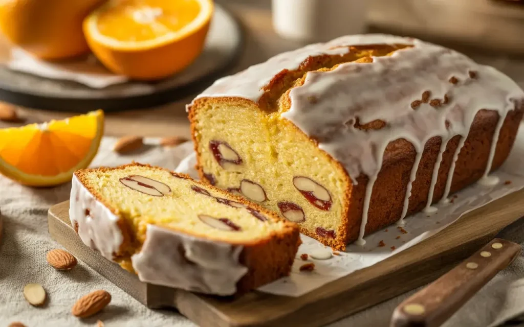 Sun-Drenched Orange Almond Loaf
