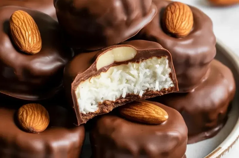 Almond Joy Coconut Bites